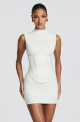 Soline Mini Dress - Ivory Dress Babyboo Fashion Premium Exclusive Design