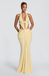 Sophie Maxi Dress - Lemon Dress Babyboo Fashion Premium Exclusive Design