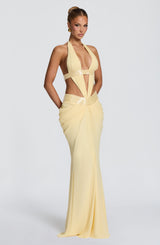 Sophie Maxi Dress - Lemon Dress Babyboo Fashion Premium Exclusive Design