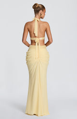 Sophie Maxi Dress - Lemon Dress Babyboo Fashion Premium Exclusive Design