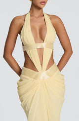 Sophie Maxi Dress - Lemon Dress Babyboo Fashion Premium Exclusive Design