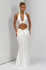 Sophie Maxi Skirt - Ivory Skirt Babyboo Fashion Premium Exclusive Design