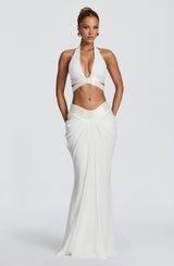 Sophie Maxi Skirt - Ivory Skirt XS Babyboo Fashion Premium Exclusive Design