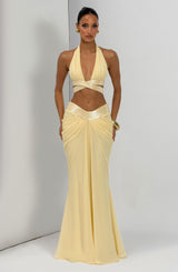 Sophie Maxi Skirt - Lemon Skirt Babyboo Fashion Premium Exclusive Design