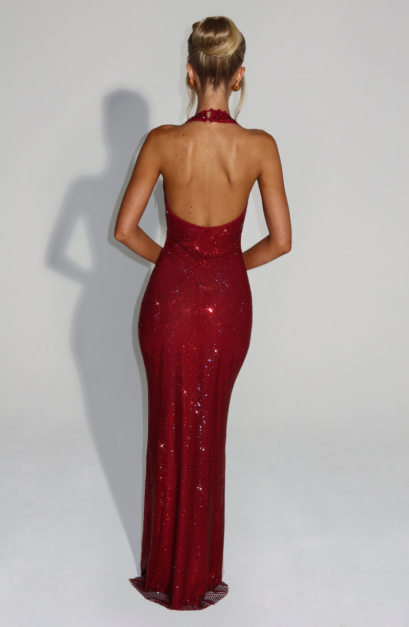 red wine dress Shop Red Maxi Dress - Starla Maxi Dress in Wine