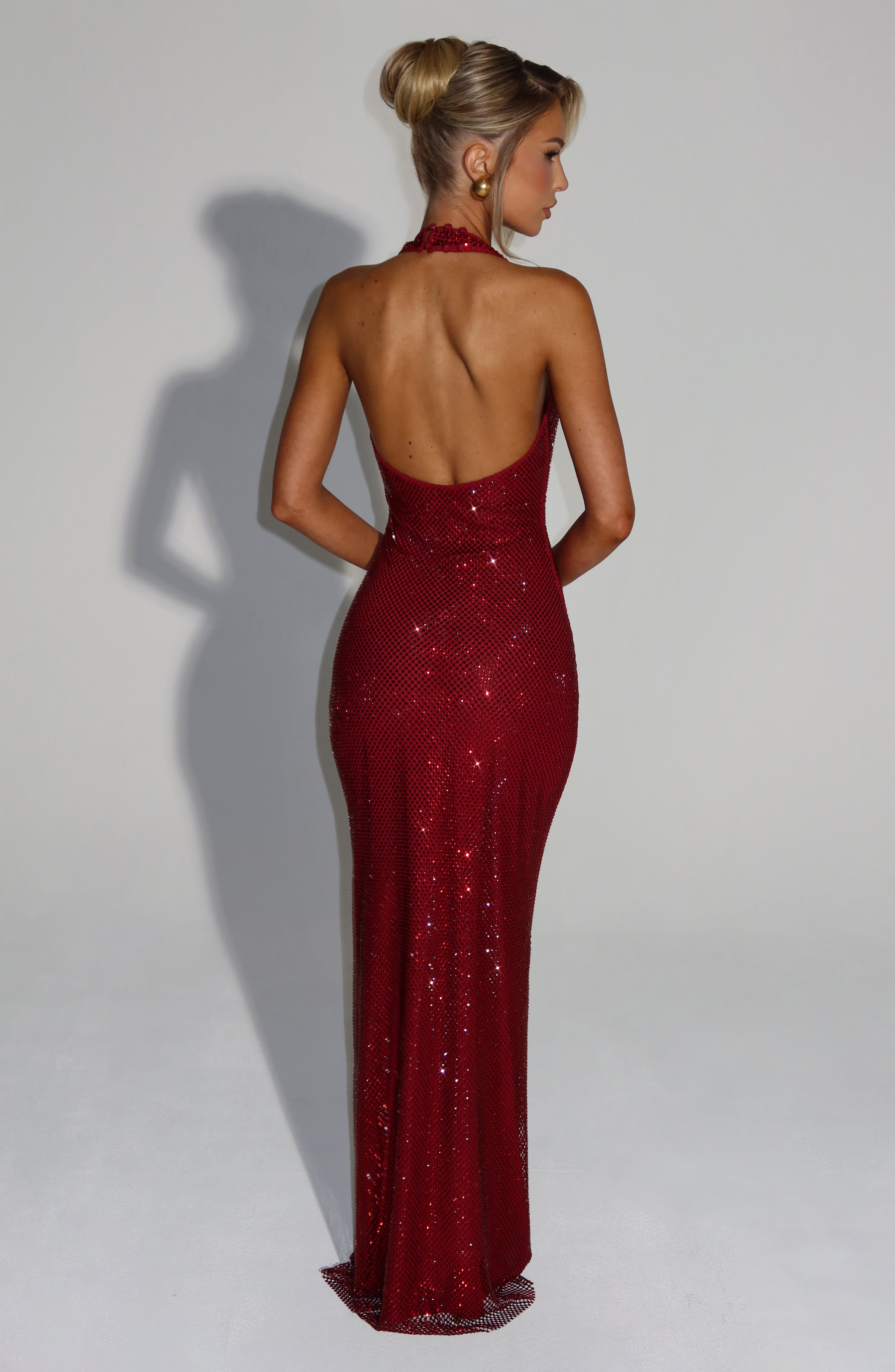 flare bottom dress 3/4 Sleeve Shoe US Size:6 LowStock:42689801748531 Shining of Fashion Glitz