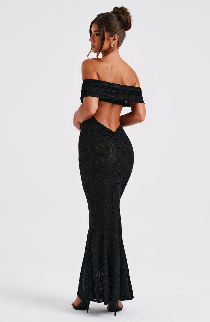 Stephanie Maxi Dress - Black Babyboo Fashion Stephanie Maxi Dress - Black Babyboo Fashion