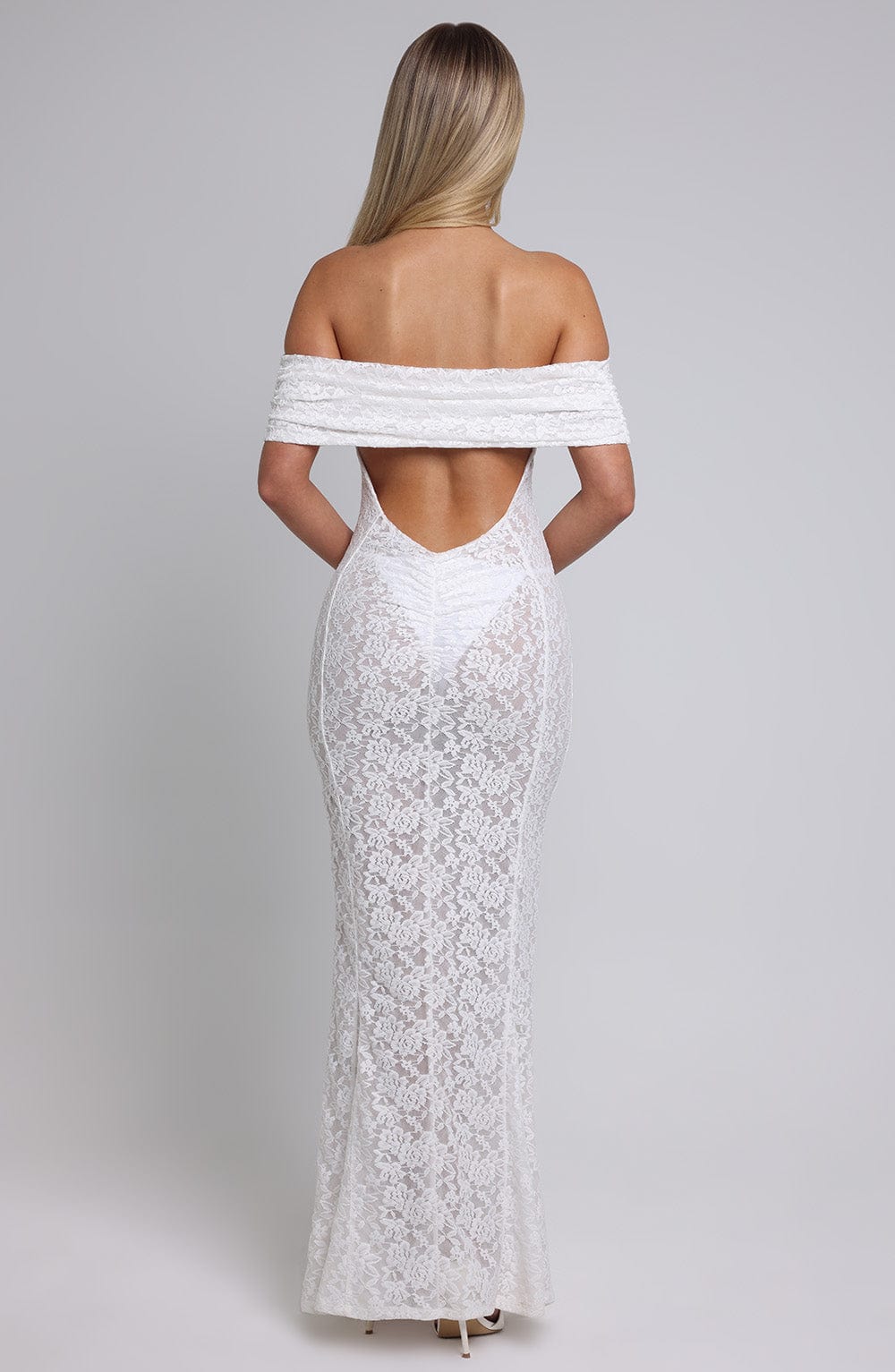Stephanie Maxi Dress - Ivory – Babyboo Fashion