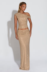 Sterling Maxi Skirt - Gold Skirt Babyboo Fashion Premium Exclusive Design