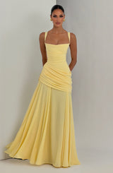 Sura Maxi Dress - Lemon Dress Babyboo Fashion Premium Exclusive Design