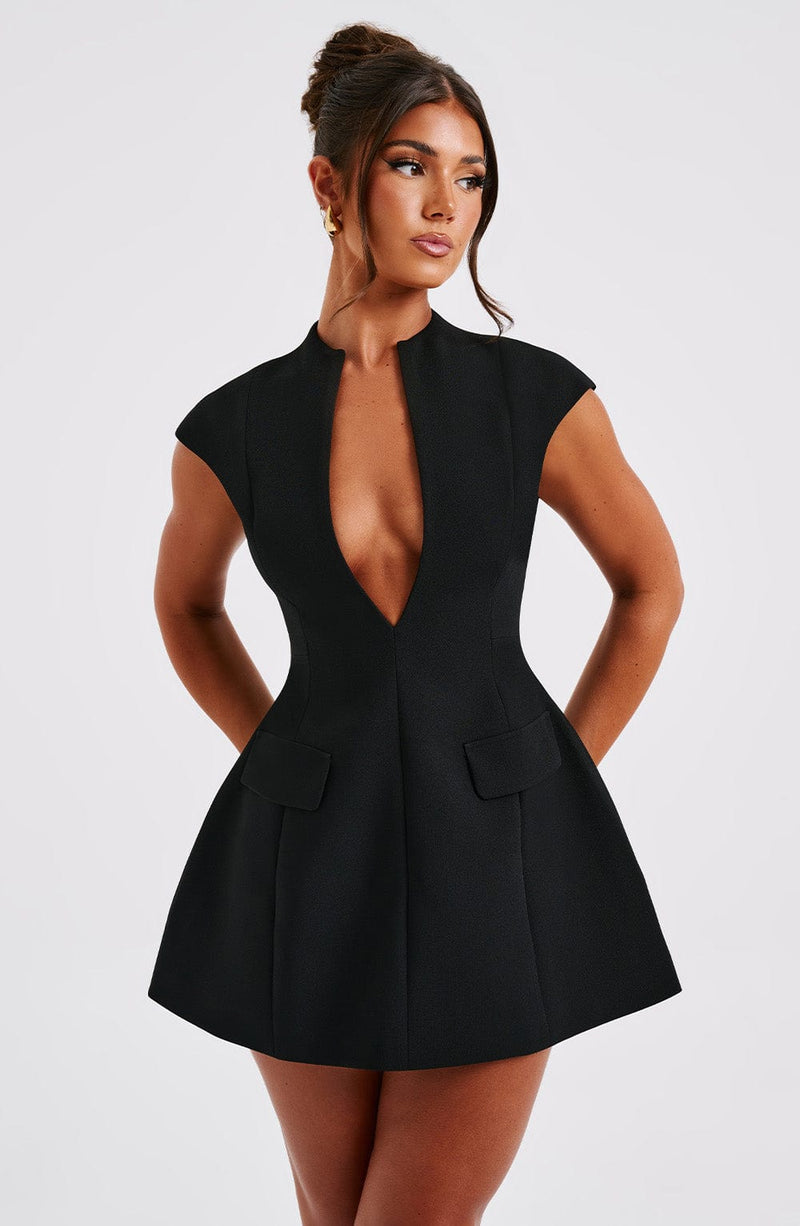 Suri Mini Dress - Black Dress XS Babyboo Fashion Premium Exclusive Design