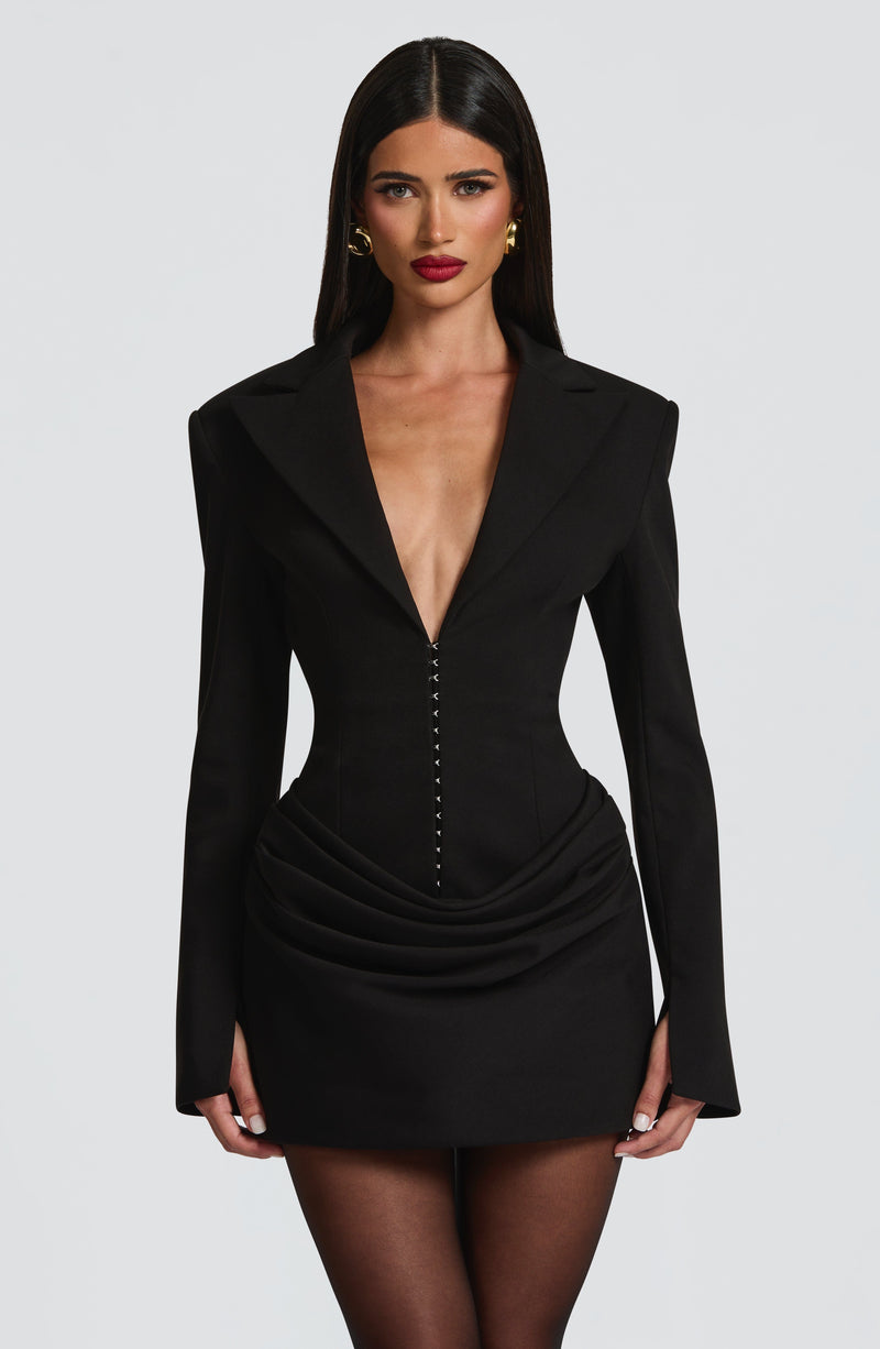 Babyboo Susie Mini Dress in Black Size L