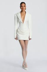 Susie Mini Dress - Ivory Dress Babyboo Fashion Premium Exclusive Design