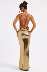 Talisa Maxi Dress - Gold Dress Babyboo Fashion Premium Exclusive Design