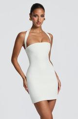 Tamsin Mini Dress - Ivory Dress Babyboo Fashion Premium Exclusive Design