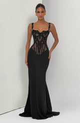 Tansy Corset - Black Tops Babyboo Fashion Premium Exclusive Design