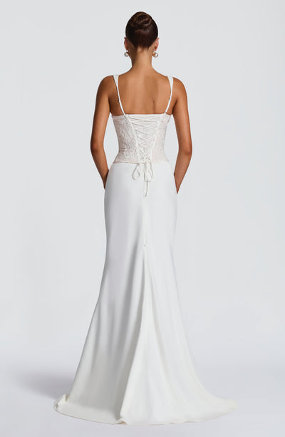 sachin and babi light blue dress Low Back, Waist Cinching, Body Shaping Bridal Corset & Bustier