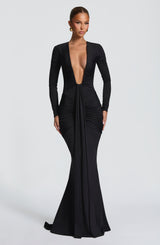 Tara Maxi Dress - Black Dress Babyboo Fashion Premium Exclusive Design