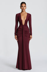 Tara Maxi Dress - Cherry Lacquer Dress Babyboo Fashion Premium Exclusive Design