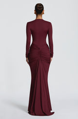 Tara Maxi Dress - Cherry Lacquer Dress Babyboo Fashion Premium Exclusive Design