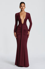Tara Maxi Dress - Cherry Lacquer Dress Babyboo Fashion Premium Exclusive Design