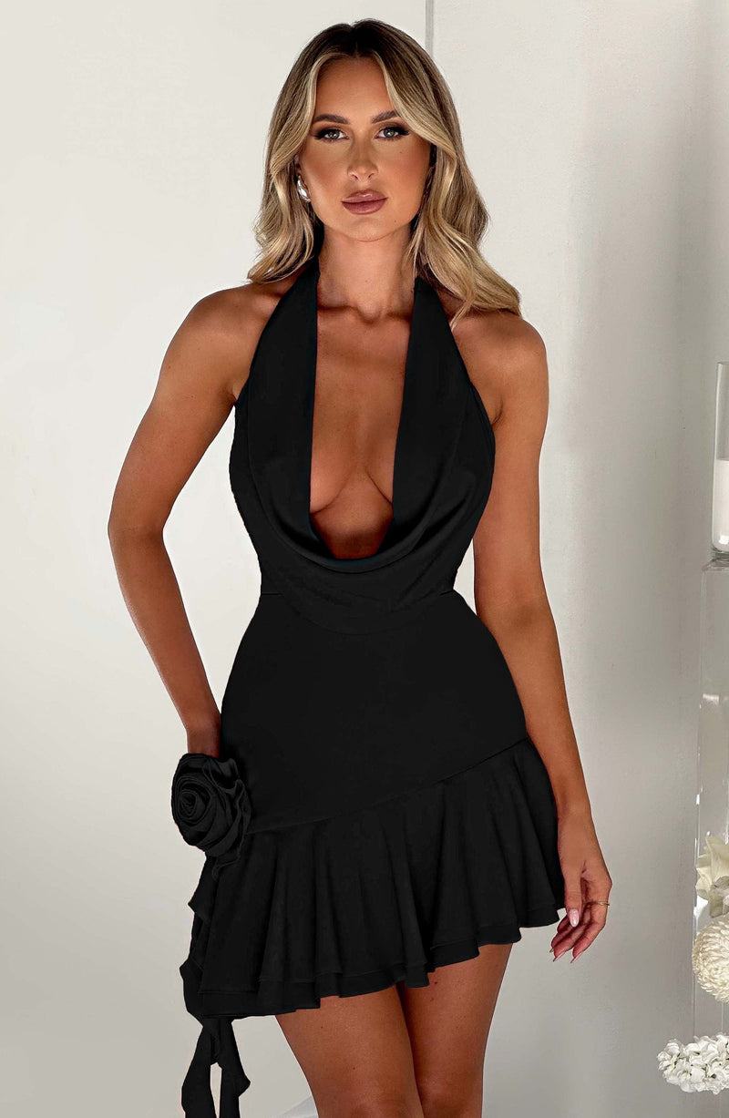 Tash Mini Dress - Black Dress XS Babyboo Fashion Premium Exclusive Design