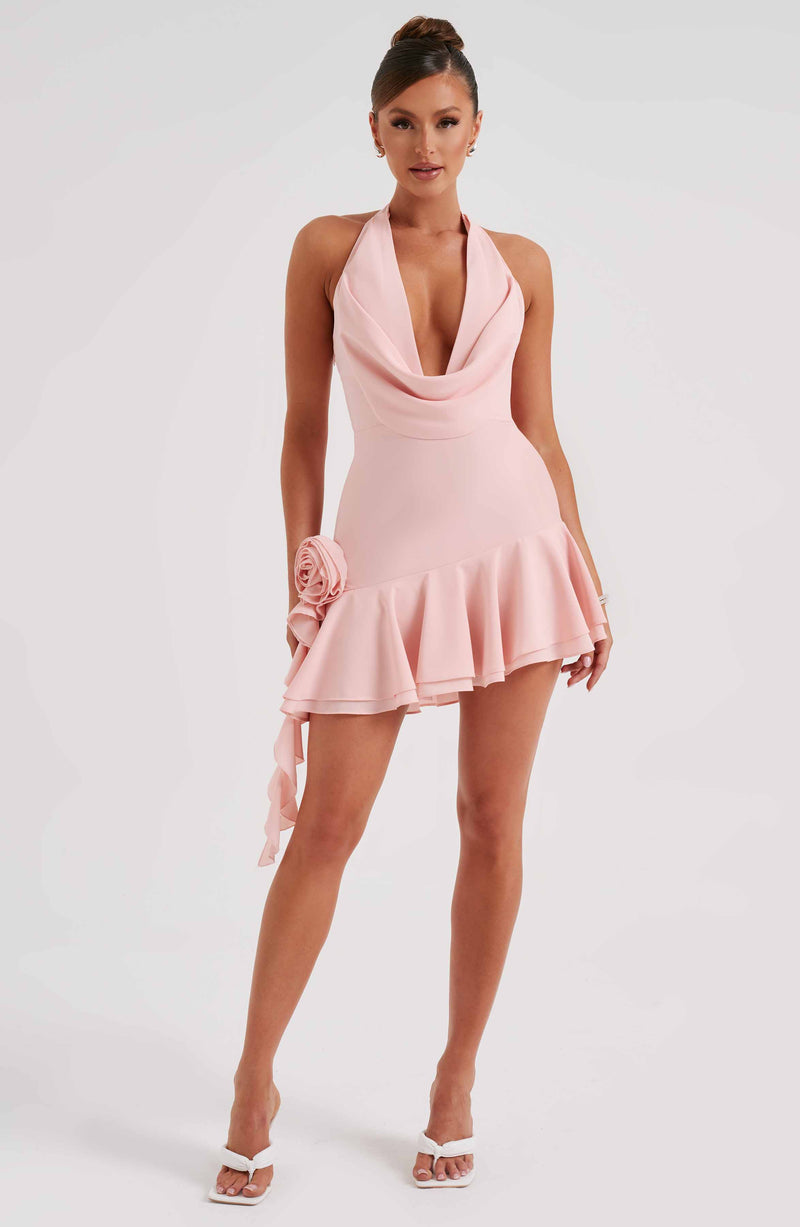 Tash Mini Dress - Pink Dress Babyboo Fashion Premium Exclusive Design