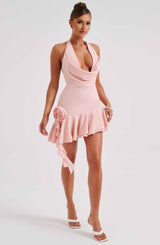 Tash Mini Dress - Pink Dress Babyboo Fashion Premium Exclusive Design