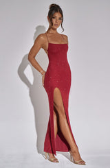 Tatum Maxi Dress - Red Dress Babyboo Fashion Premium Exclusive Design