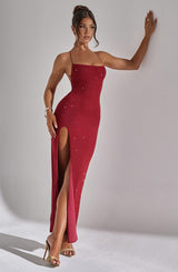 Tatum Maxi Dress - Red Dress Babyboo Fashion Premium Exclusive Design