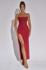 Tatum Maxi Dress - Red Dress XS Babyboo Fashion Premium Exclusive Design
