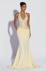 Taylor Gown - Lemon Dress Babyboo Fashion Premium Exclusive Design