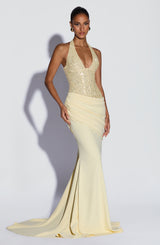 Taylor Gown - Lemon Dress Babyboo Fashion Premium Exclusive Design