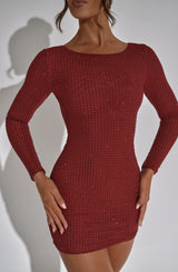 Tennesse Mini Dress - Red Dress Babyboo Fashion Premium Exclusive Design