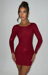 Tennesse Mini Dress - Red Dress Babyboo Fashion Premium Exclusive Design