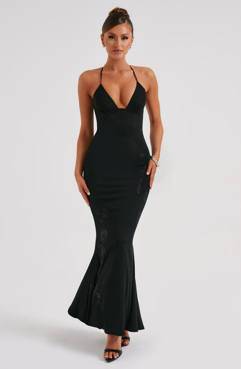 Teresa Maxi Dress - Black Dress Babyboo Fashion Premium Exclusive Design