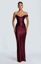 Thalassa Maxi Dress - Cherry Lacquer Dress Babyboo Fashion Premium Exclusive Design