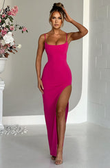 Tiarne Maxi Dress - Hot Pink Dress XS Babyboo Fashion Premium Exclusive Design