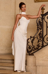 Tindra Maxi Dress - Ivory Dress Babyboo Fashion Premium Exclusive Design