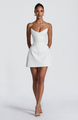 Torin Mini Dress - Ivory Dress Babyboo Fashion Premium Exclusive Design