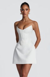 Torin Mini Dress - Ivory Dress Babyboo Fashion Premium Exclusive Design