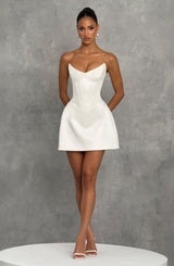 Torin Mini Dress - Ivory Dress Babyboo Fashion Premium Exclusive Design