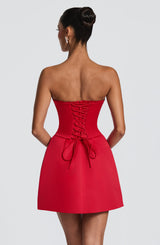 Torin Mini Dress - Red Dress Babyboo Fashion Premium Exclusive Design