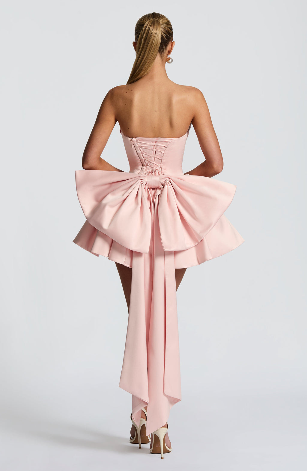 Trinity Mini Dress - Blush: Stylish Pink Mini Dress