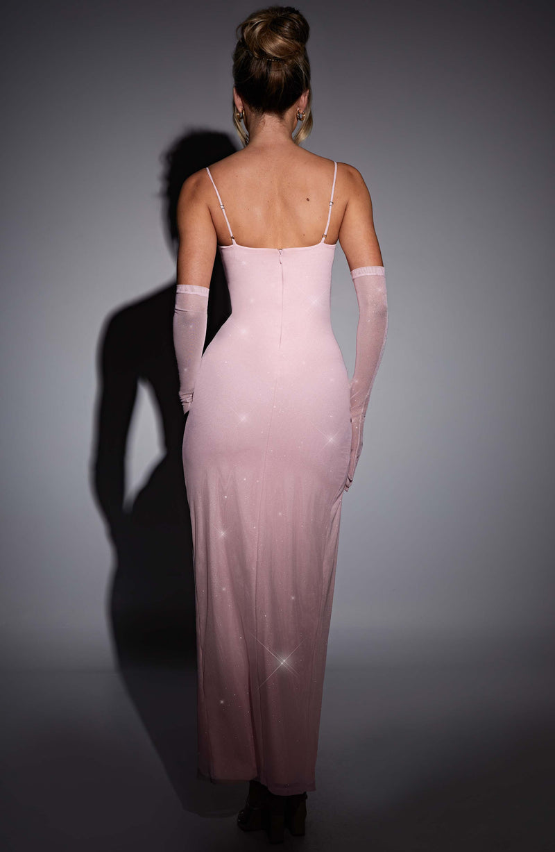 Trixie Maxi Dress - Pink Sparkle – BABYBOO