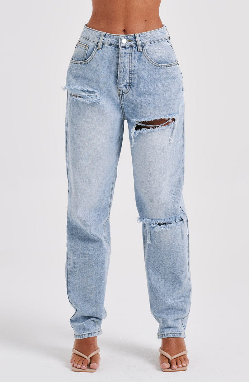 Tropez Pant - Blue Wash Pants XS Babyboo Fashion Premium Exclusive Design