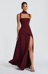 Tullulah Maxi Dress - Cherry Lacquer Dress Babyboo Fashion Premium Exclusive Design