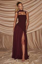 Tullulah Maxi Dress - Cherry Lacquer Dress Babyboo Fashion Premium Exclusive Design