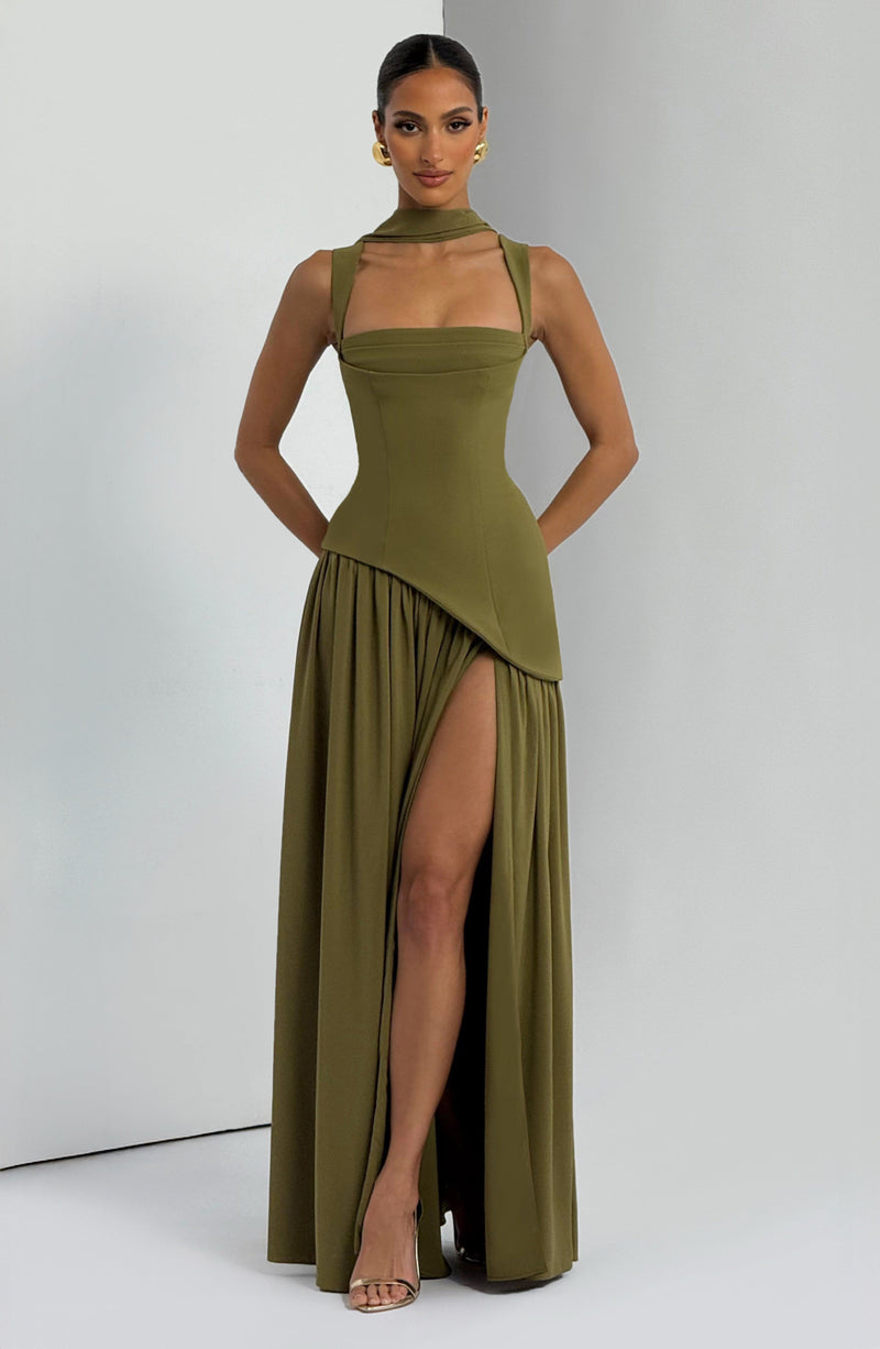 slim fit dress slacks Tullulah Maxi Dress