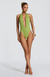 Tysa Bodysuit - Olive Bodysuit Babyboo Fashion Premium Exclusive Design
